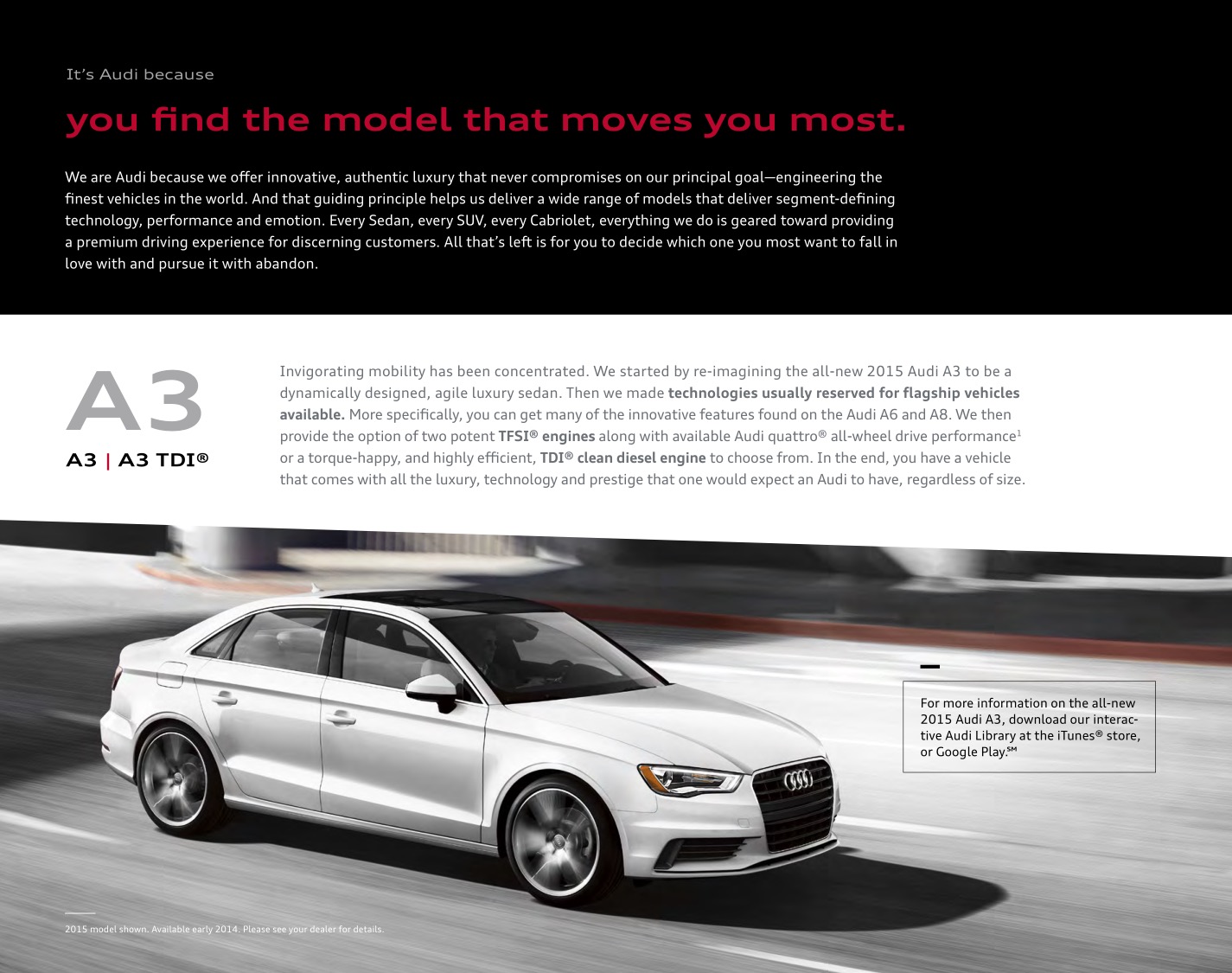 2014 Audi Brochure Page 16